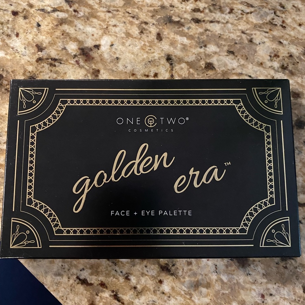 One Two Cosmetics Golden Era Face & Eye Palette